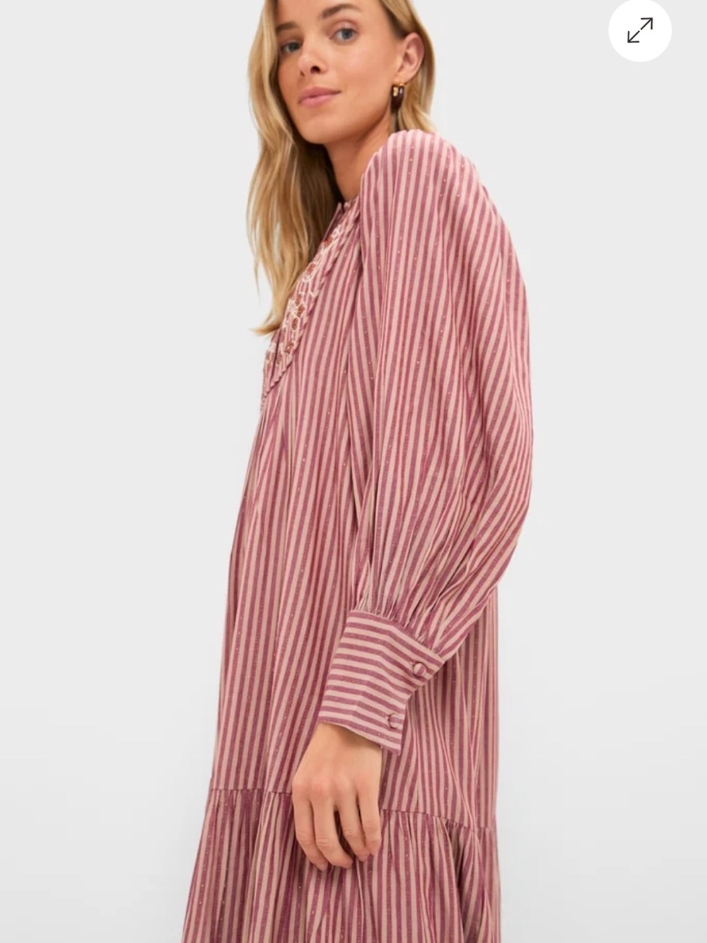 Tuckernuck Pink Striped Maxi Dress